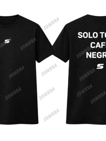 REMERA CAFE NEGRO