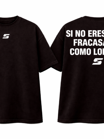 REMERA OVERSIZE SI NO ERES FELIZ