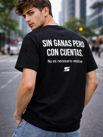 REMERA SIN GANAS PERO CON CUENTAS